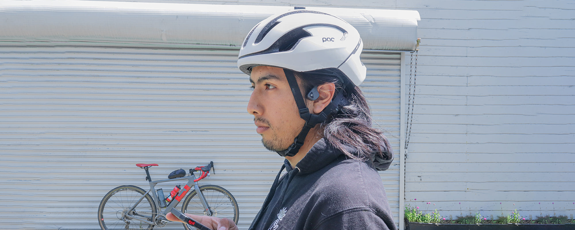 Bone conduction 2024 bike helmet