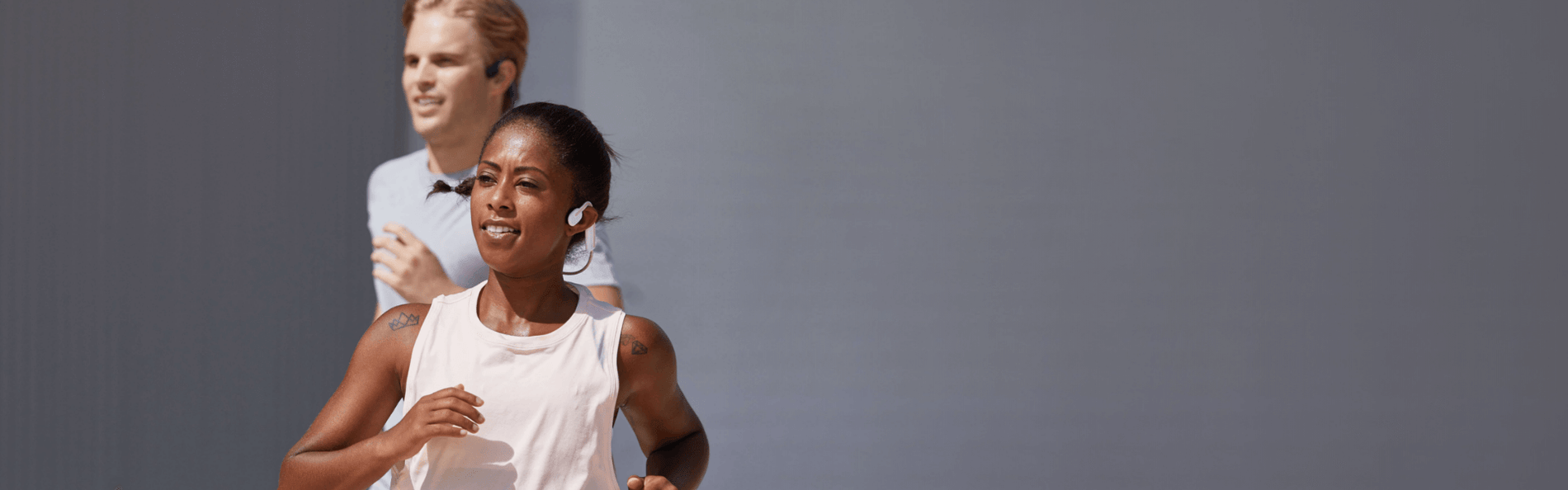 Open-Ear Design
Unlike other headphones that cover your ears, ours leave your ears completely open for total awareness of surroundings for a safe and connected listening experience.