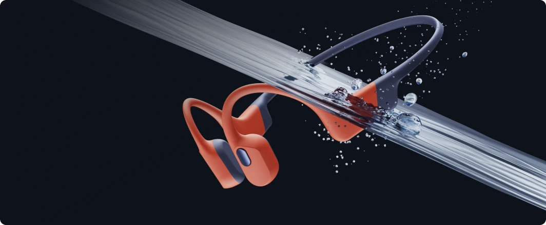 Shokz OpenSwim Pro - Dual Mode Bluetooth and Built with MP3