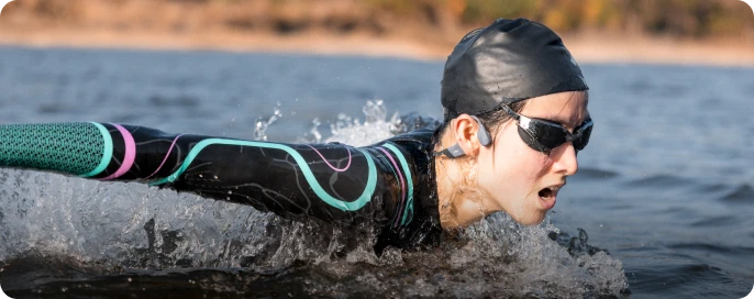 Shokz OpenSwim Pro - Secure Fit During Swimming and Running
