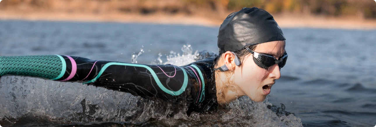 Shokz OpenSwim Pro - Secure Fit During Swimming and Running
