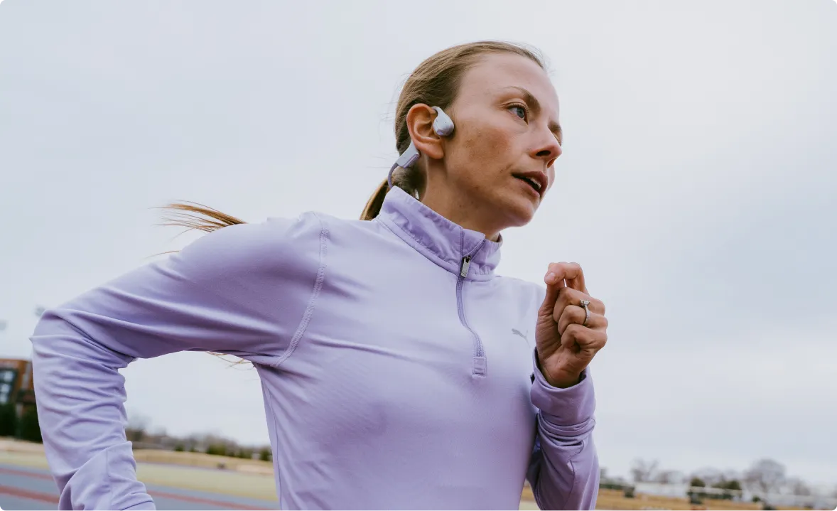 Dakotah Popehn Running with Shokz Best Sports Headphones OpenRun Pro 2
