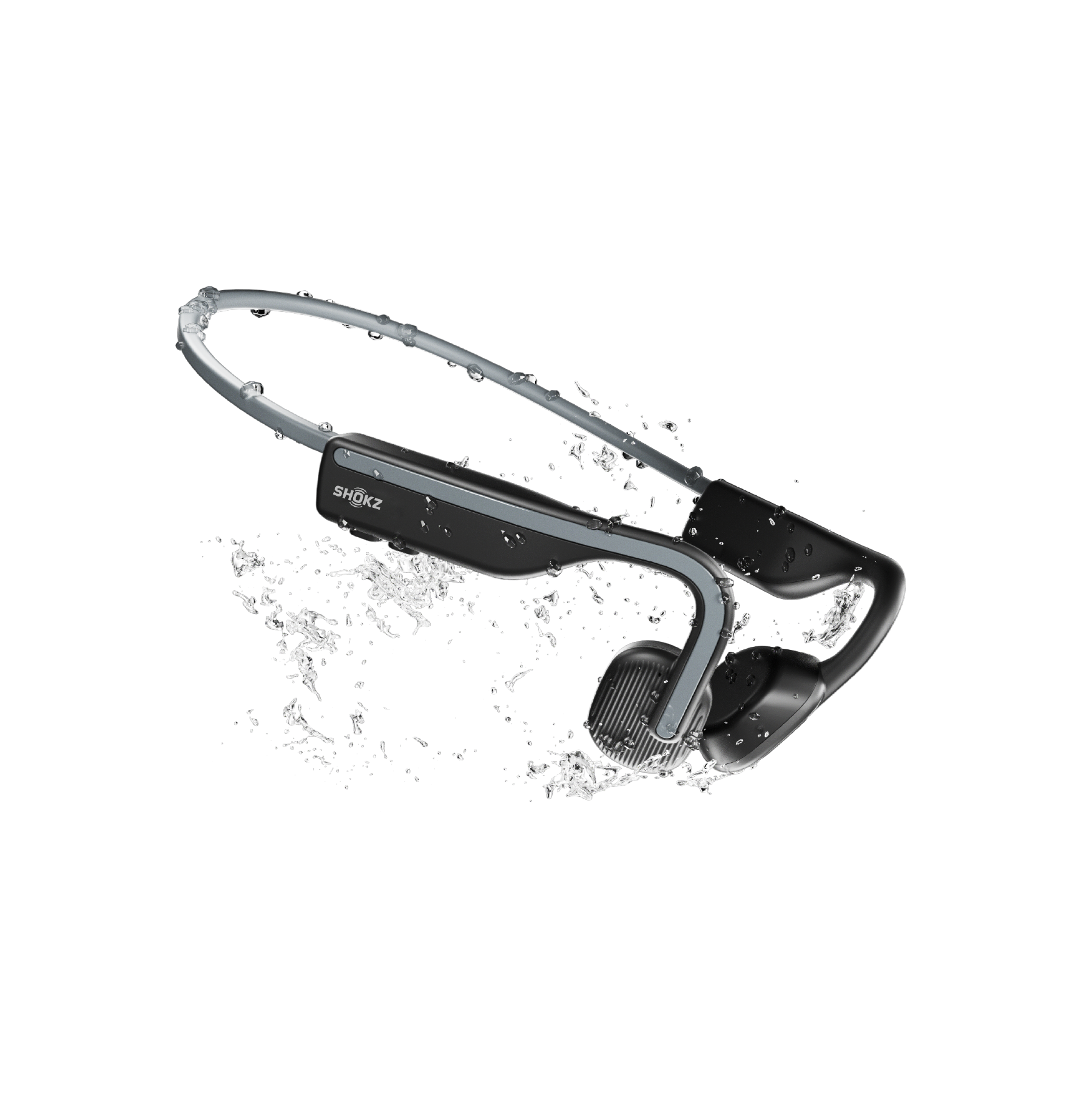 SHOKZ OpenMove Bone-Conduction Open-Ear Lifestyle Headphones with  Microphones in White S661-ST-WT-US - The Home Depot