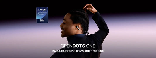 Shokz OpenDots ONE, a 2026 CES Innovation Awards® Honoree