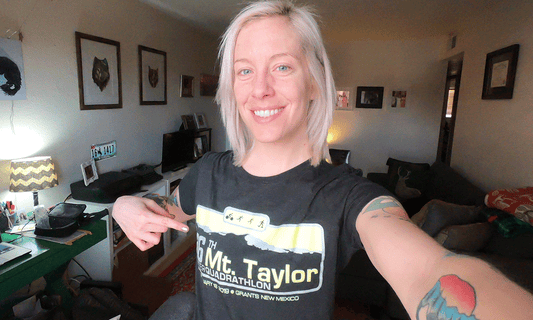 ShokzStar Lauren Completes New Mexico's Mount Taylor Winter Quadrathlon