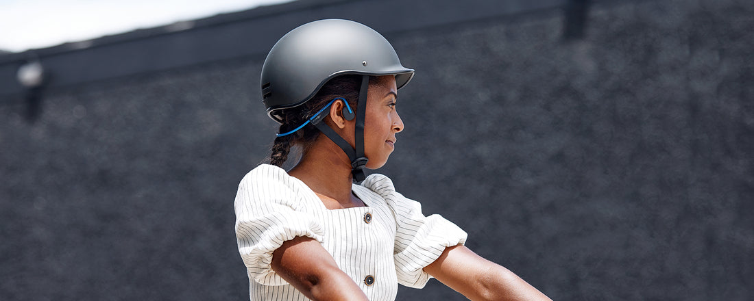 Woman Riding Bike 