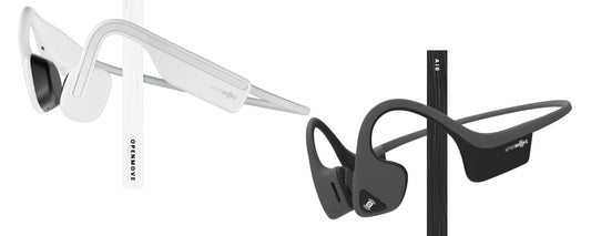 AfterShokz OpenMove headphones and AfterShokz Air headphones