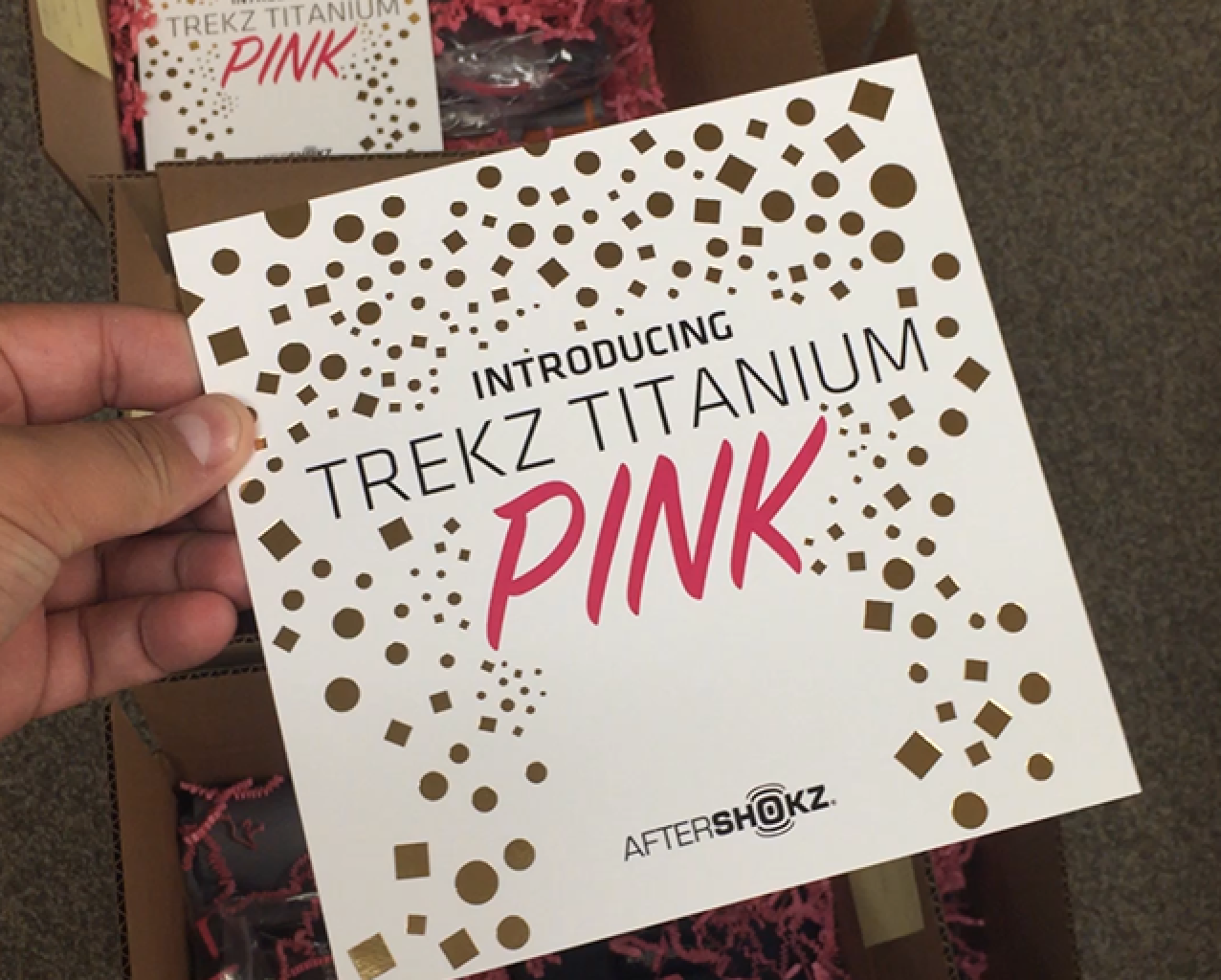 AfterShokz Goes Pink With Titanium Headphones