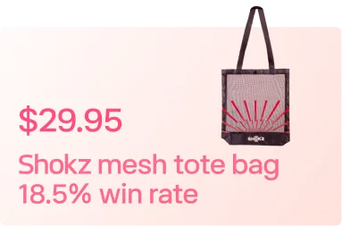 Shokz Mesh Tote Bag Valentines Gifts for Her