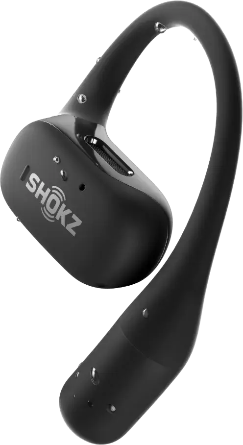 Resistencia al agua IP54 OpenFit cuenta con resistencia al agua IP54 y está diseñado con una malla de acero impermeable de doble capa y una gasa para una protección adicional y un rendimiento de sonido mejorado.7 Durante sus sesiones de entrenamiento más sudorosas, siga disfrutando de su música o audiolibro sin preocupaciones.