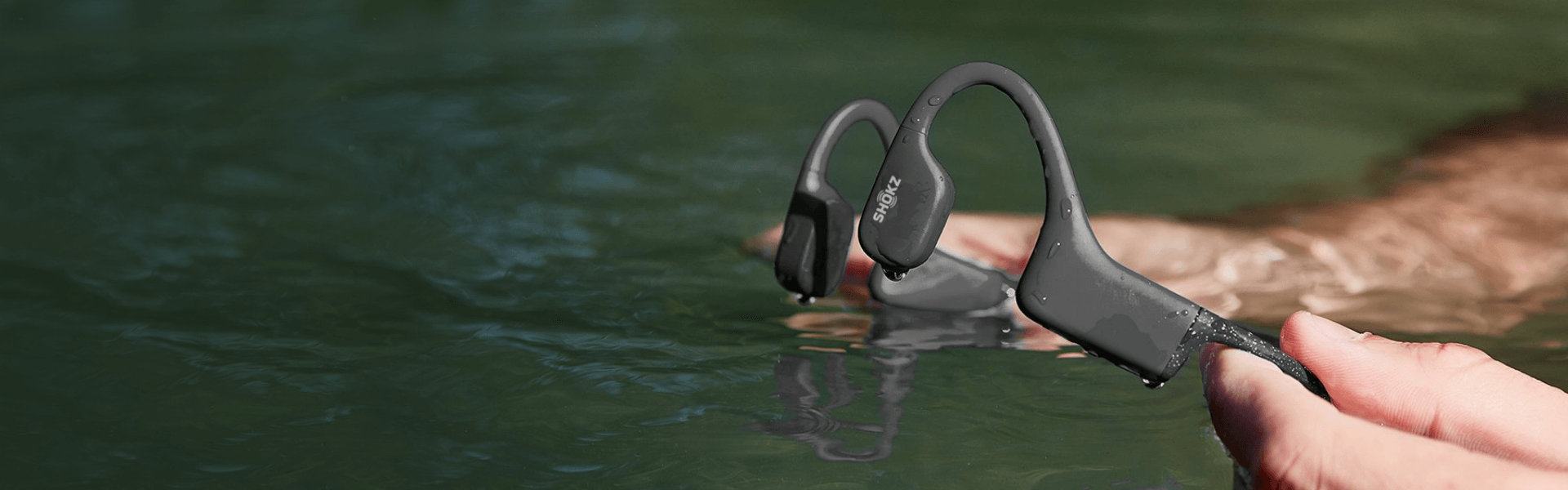 Shokz OpenSwim Waterproof Headphones - 4GB Of MP3 Storage