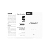 Auriculares OpenFit*1 Estuche de carga OpenFit*1 Cable de carga USB-C*1 Instrucciones para el usuario*3