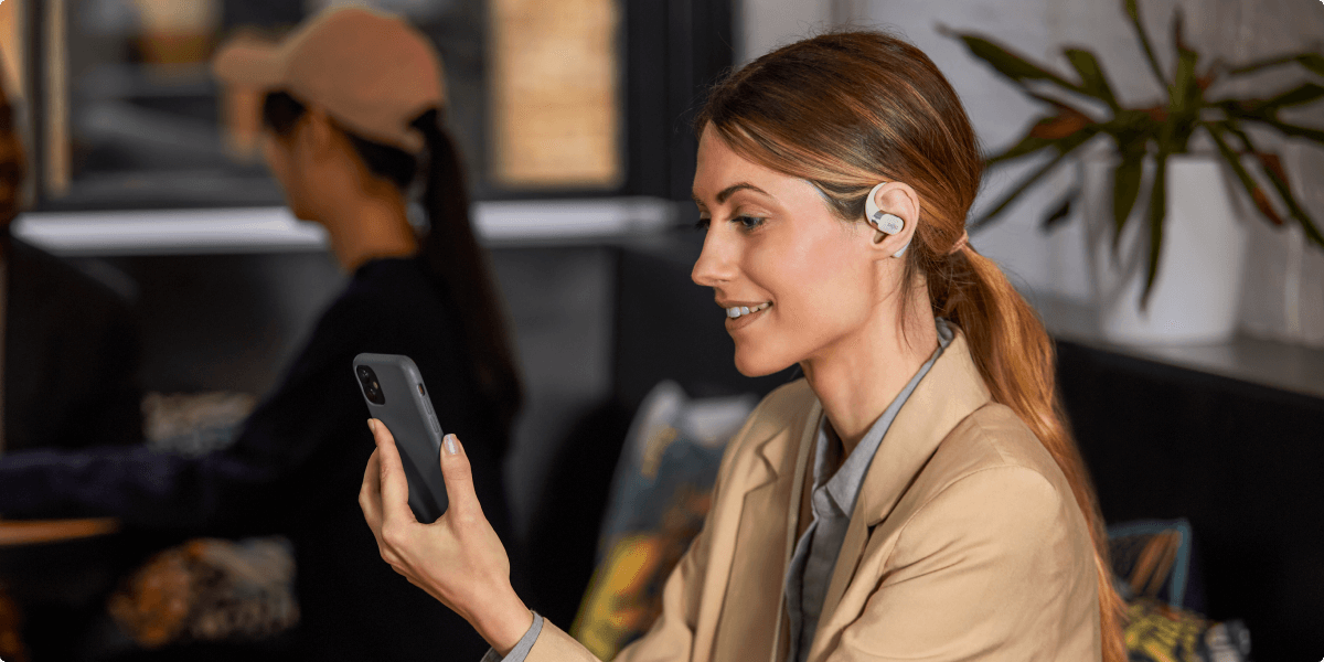 OpenFit Open Ear Headphone - Shokz OpenFit Open Ear Headphone - Shokz