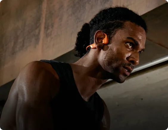 Shokz OpenRun Pro 2 Open Ear Bone Conduction Headphones with All-day Comfort Fit