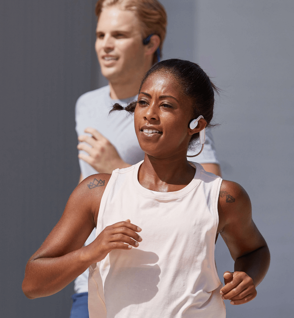 SHOKZ OPENMOVE WHITE 箱付属品有 動作良好 WW3217 OpenMove 手頃な価格の骨 伝導 イヤホン - Shokz (ショックス) 日本