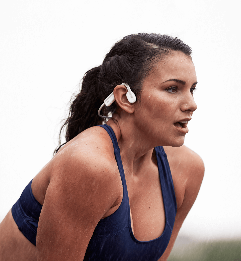 Shokz OpenMove Bone Conduction Headphones with IP55 Water Resistant