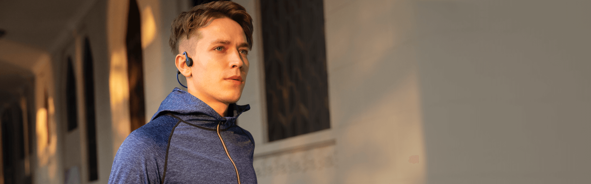 Shokz OpenMove Open Ear Sports Headphones with 29g Lightweight Design