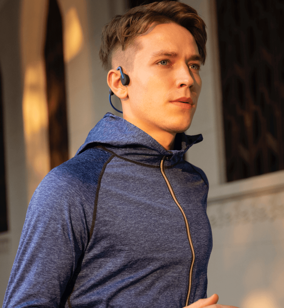 Shokz OpenMove Open Ear Sports Headphones with 29g Lightweight Design