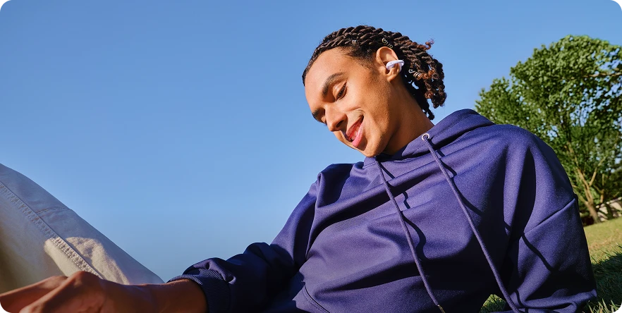 OpenDots Air Open Earbuds with Comfortable Fit for All-Day Wear Experience