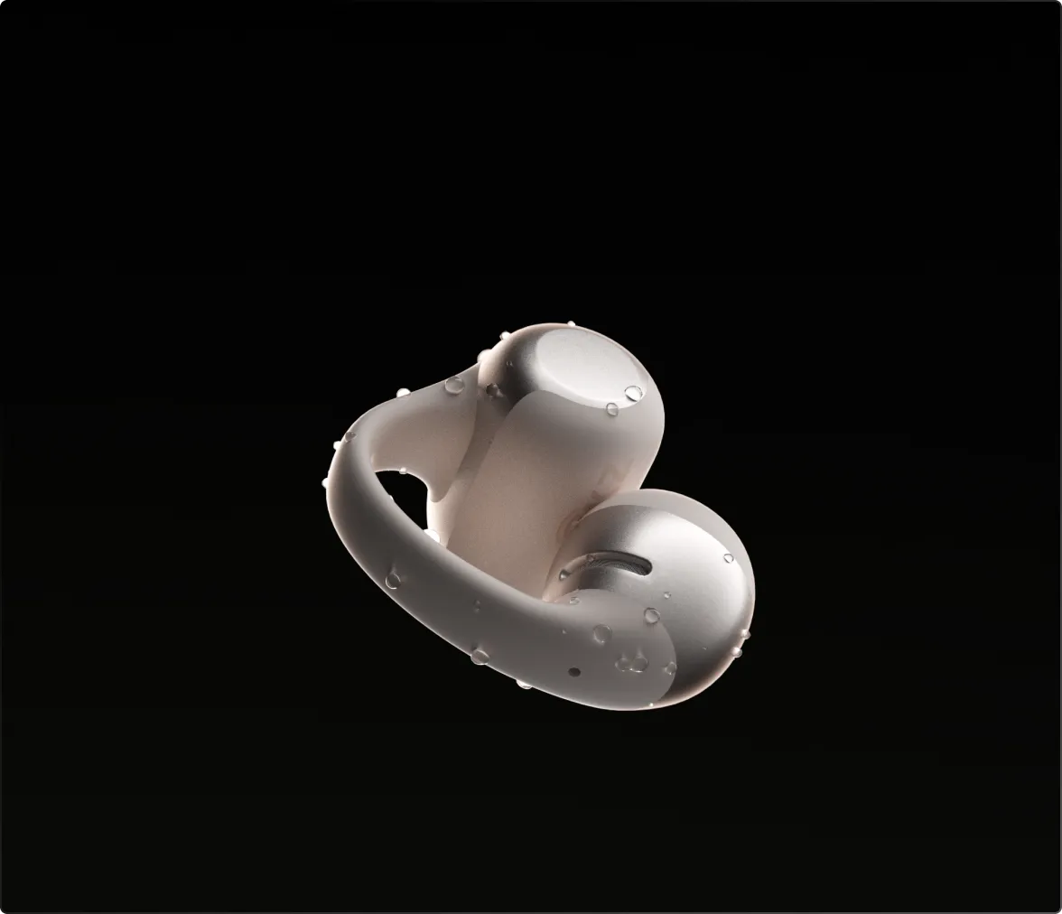 Shokz OpenDots ONE Open Earbuds Featured IP54 Water Resistant