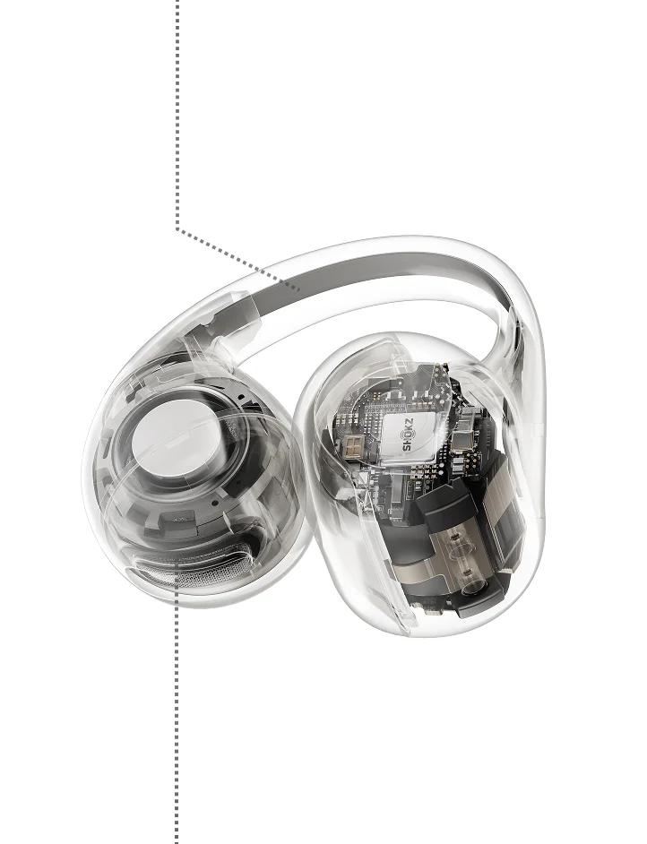OpenDots 2 Open Ear Earbuds That Won’t Fall Out with Secure JointArc Silicone Fit