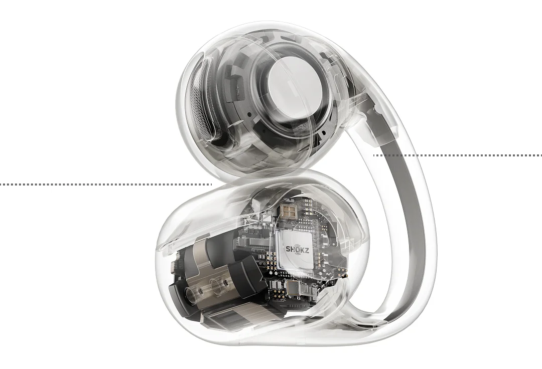 OpenDots 2 Open Ear Earbuds That Won’t Fall Out with Secure JointArc Silicone Fit