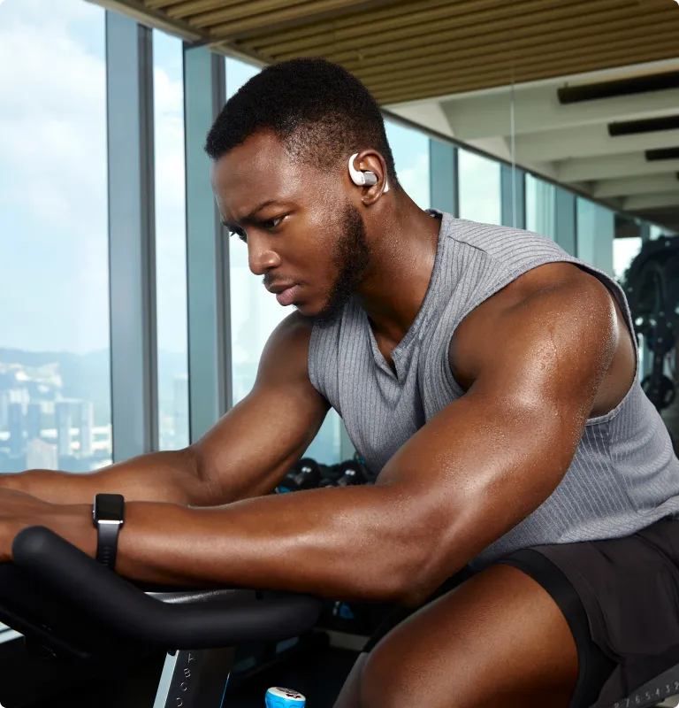 Shokz OpenFit Pro Gym Earbuds with Open Ear Design & IP55 Rating