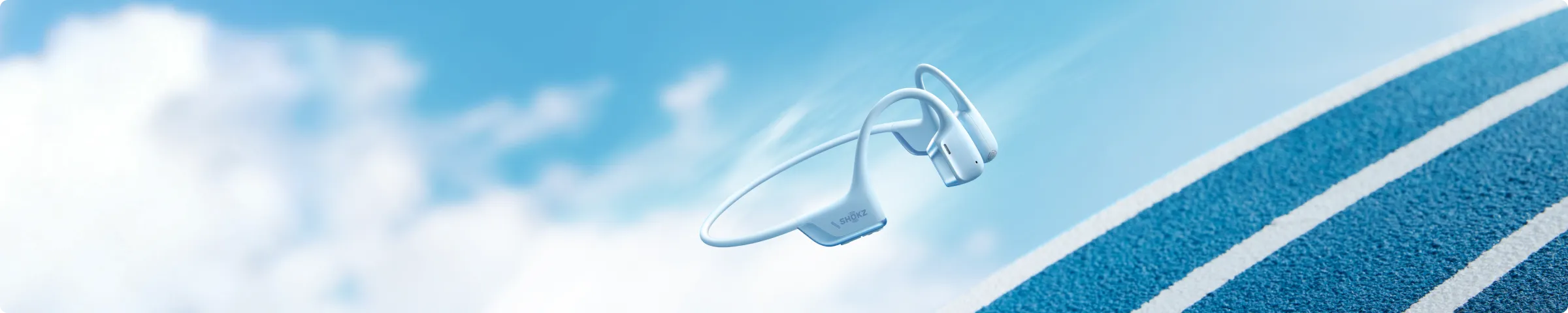 Shokz OpenRun Pro 2 Bone Conduction Headphones in Blue