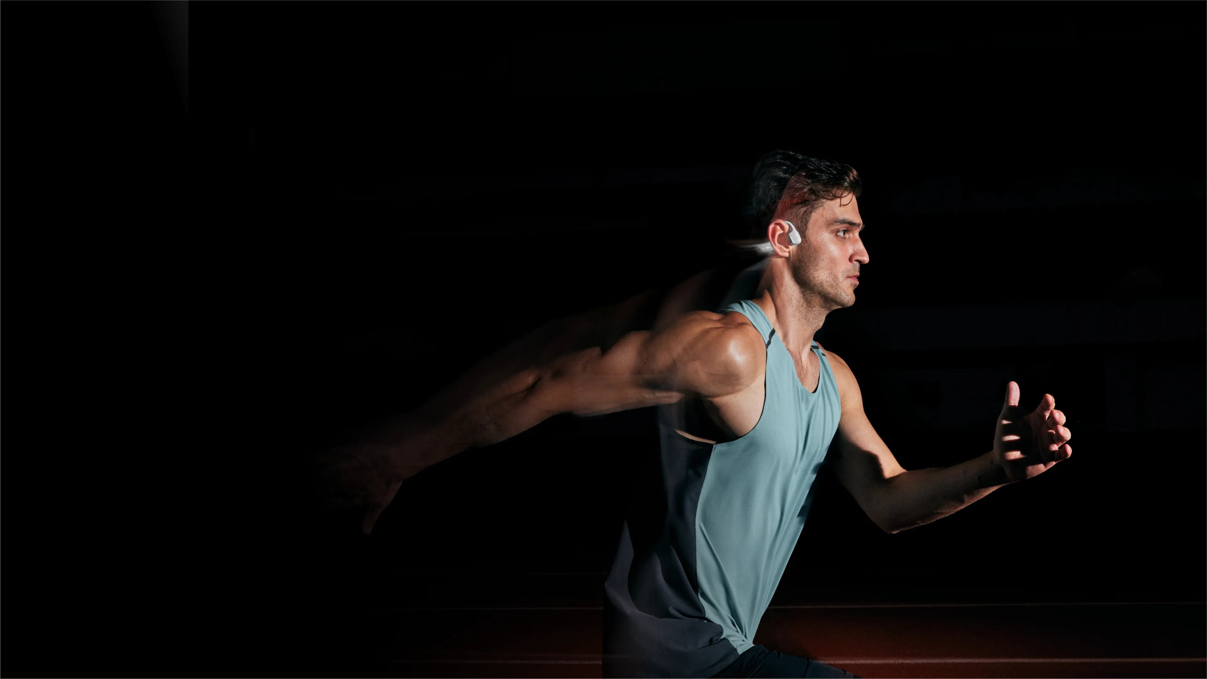 openrun pro 2 - open-ear headphones for workout stability