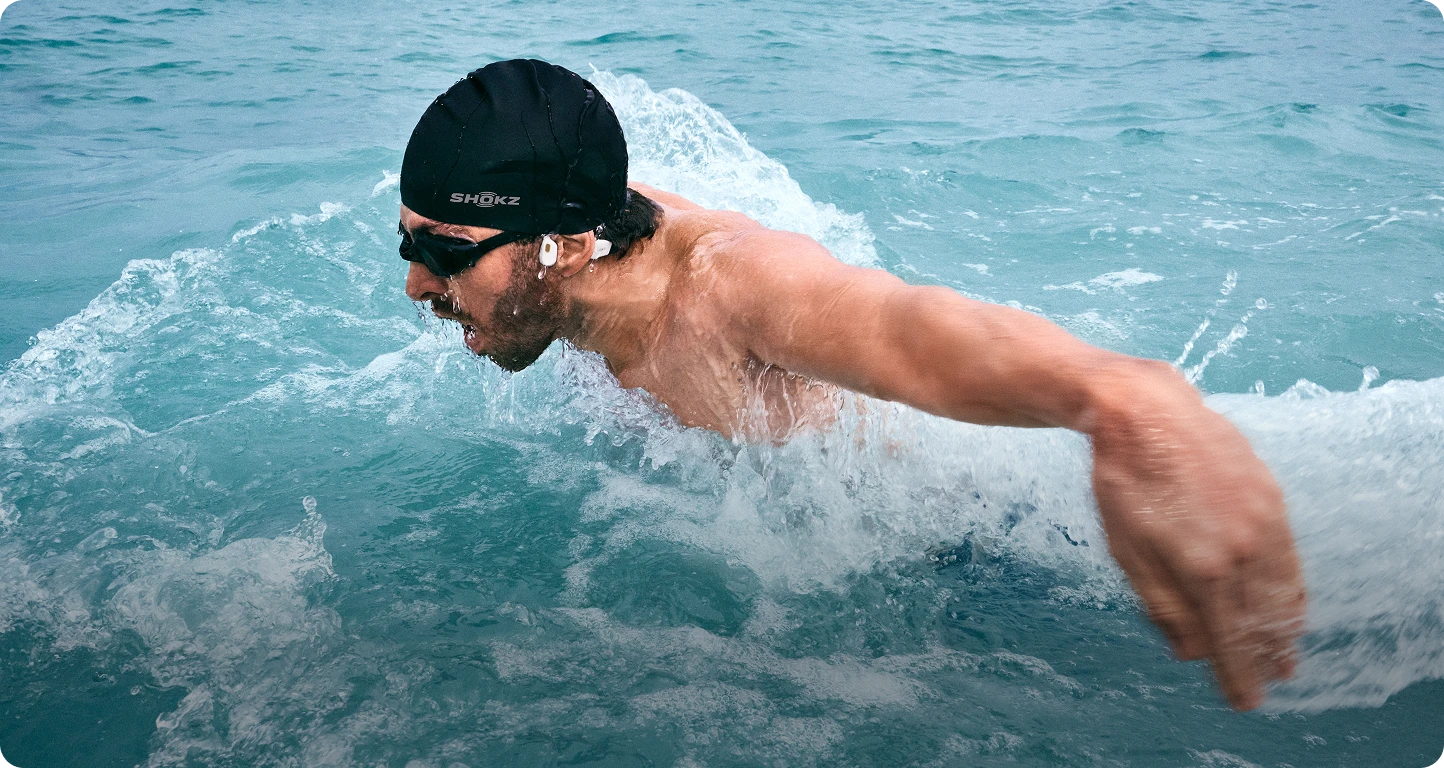 Shop Shokz OpenSwim Pro - Best Waterproof Headphones for Swimming Shop Shokz OpenSwim Pro - Best Waterproof Headphones for Swimming