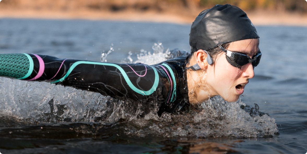 Shokz OpenSwim Pro - Secure Fit During Swimming and Running